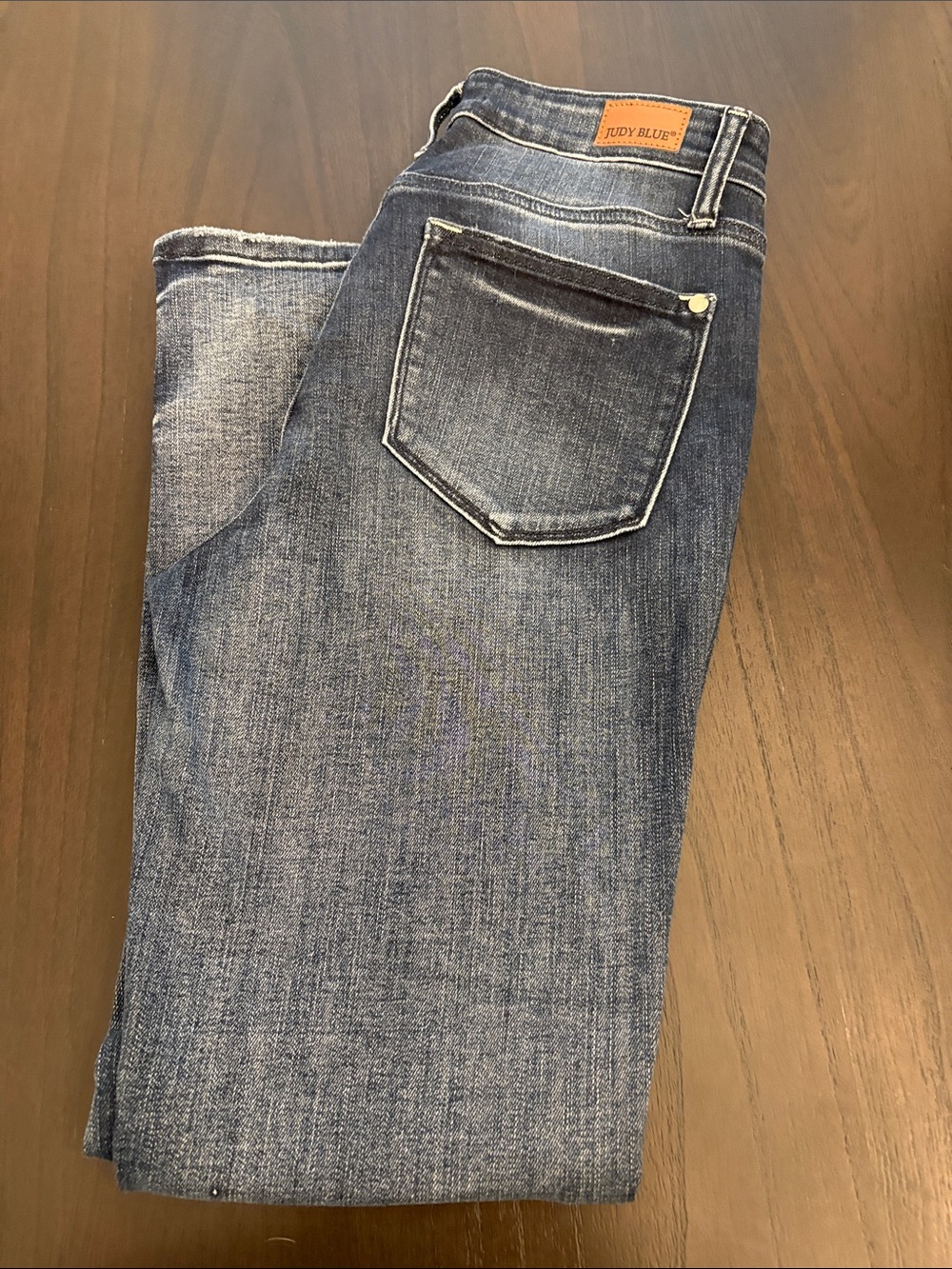 Judy Blue skinny fit capri Dark Blue Wash Jeans